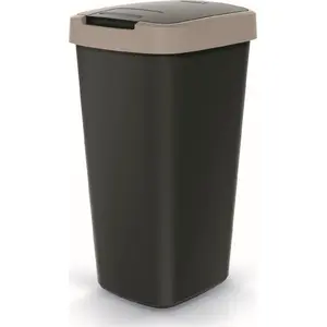 Корзина для мусора Prosperplast COMPACTA Q 25 л, светло-коричневая, модель CEN-81041