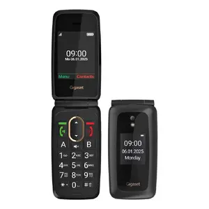 Телефон Gigaset GL795 для пожилых — экран 2.8" (7.11 см), 4G, камера 2 МП, 1400 мА·ч, Single SIM, чёрный