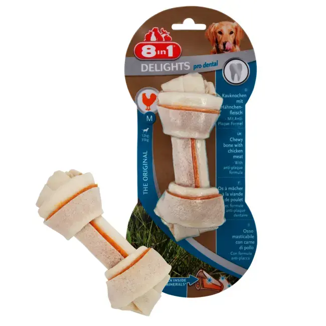 8in1 Delights Pro Dental лакомство для собак, курица, 70 г Photo 4