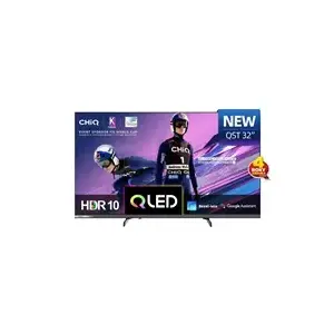 32" CHiQ L32QST QLED Full HD Google TV bezrāmju televizors ar Dolby Audio, dbx-tv, HDR10