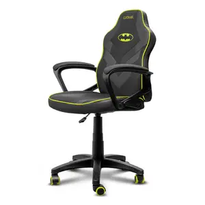 PC gaming chair TRUST 25786 — padded seat, max weight 110 kg, seat 44×44 cm, max height 100 cm, black/yellow