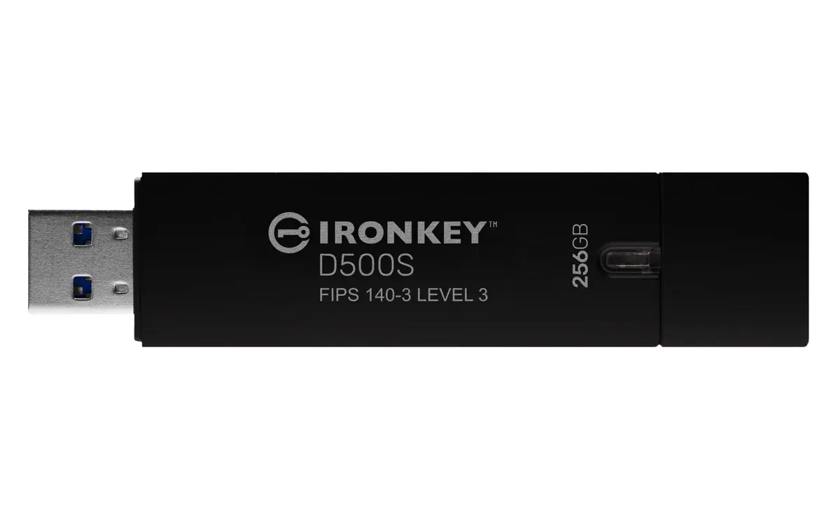 Kingston IronKey D500S 256GB USB-накопитель Photo 3