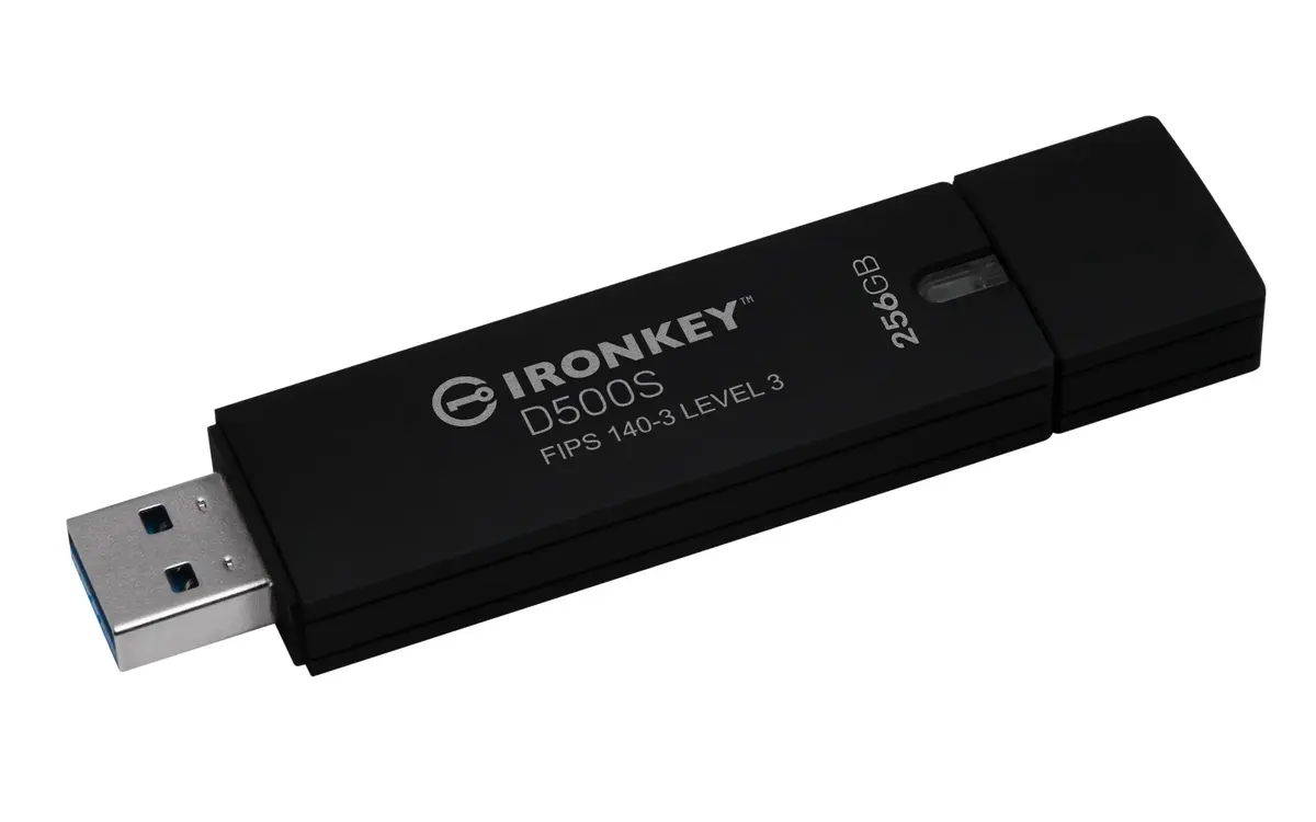 Kingston IronKey D500S 256GB USB-накопитель Photo 5