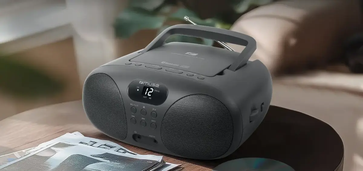 Portable radio CD player Muse MD-208BT Photo 2