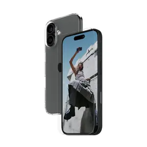 Clear screen protector bundle PanzerGlass SAFE. by ® for iPhone 16 — tempered glass + PET + silicone, transparent, 50 pcs