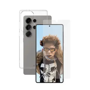Защитное стекло PanzerGlass SAFE. by набор 2-в-1 для Samsung Galaxy S25 Ultra, закален. стекло + PET, прозрачный, упаковка 50 шт.
