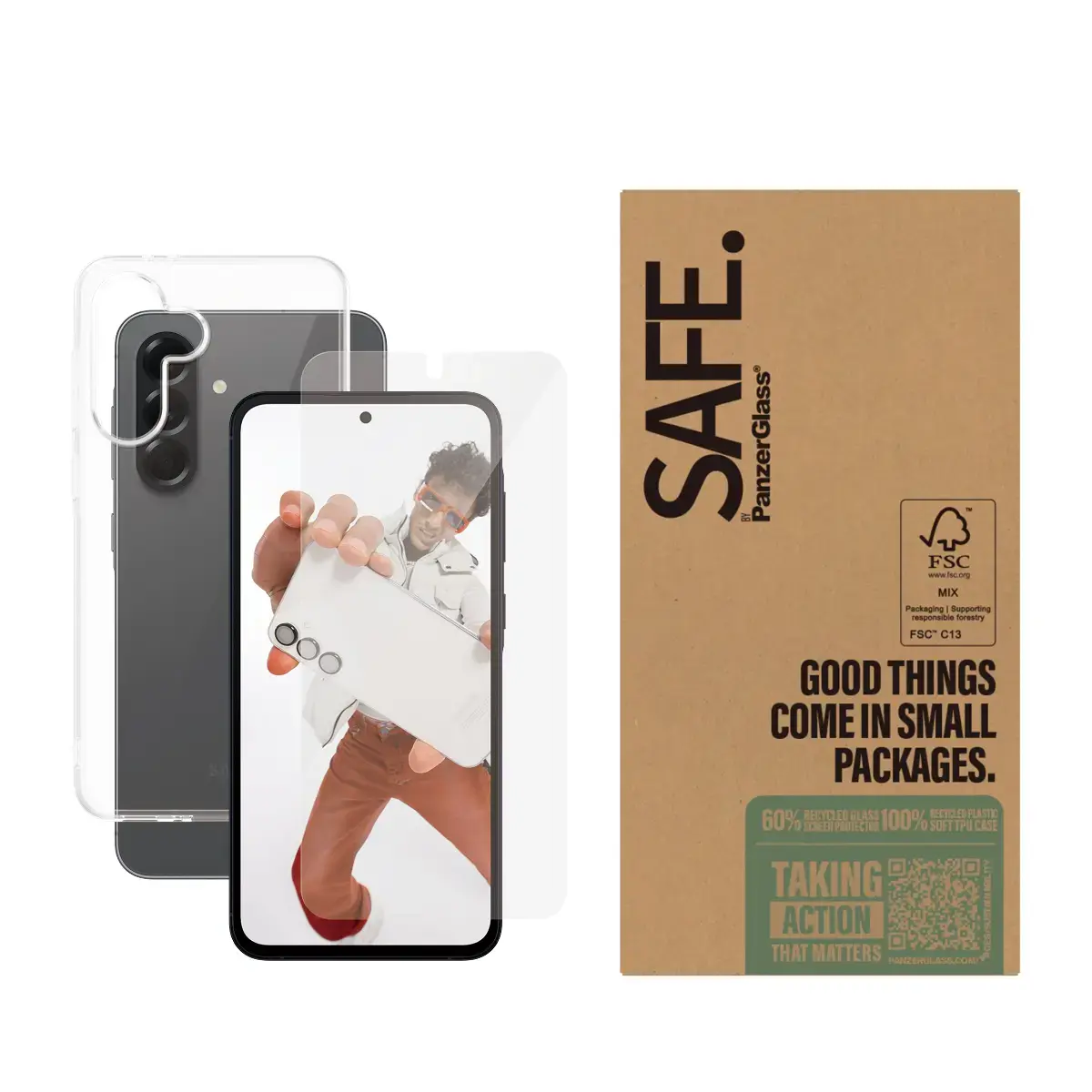 PanzerGlass SAFE. защитное стекло для Samsung Galaxy A56 5G Photo 2