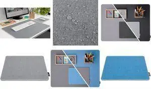 Mouse pad Sigel Eyestyle SA201 — PET/PP construction, light gray/black