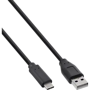 USB 2.0 cable InLine USB-C to A, 1 m, black (B-35731)