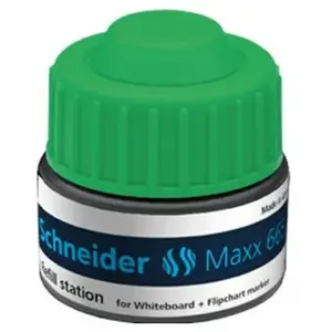 Marker refill Schneider Electric Maxx 665, green ink, 30 ml, compatible with Maxx 290/293 (2014+)