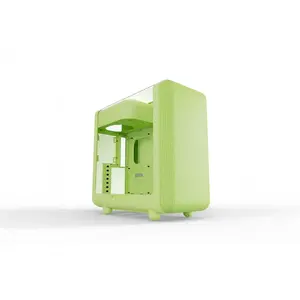 Корпус Mid Tower HYTE X50 Matcha Milk — поддержка ATX/mATX/Mini-ITX, закалённое стекло, фронтальные порты