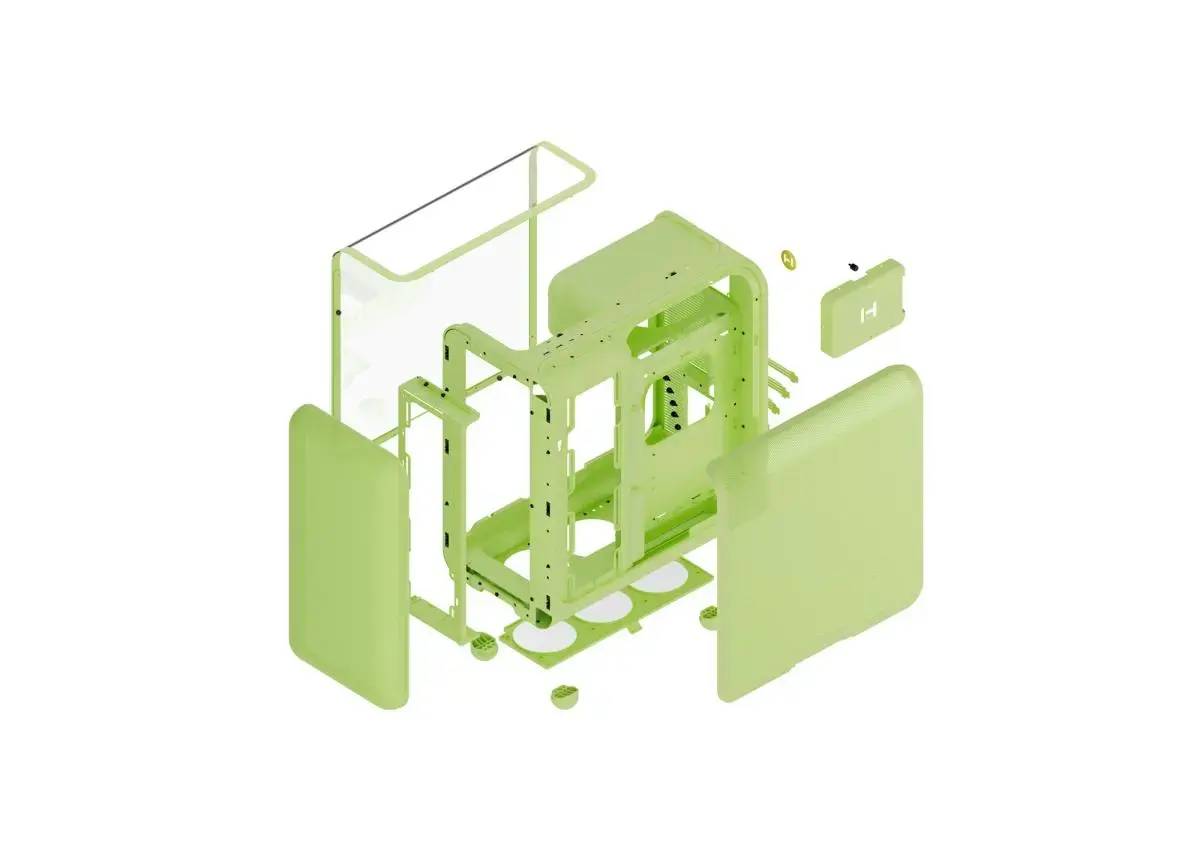 HYTE X50 Matcha Milk — Mid Tower корпус Photo 7
