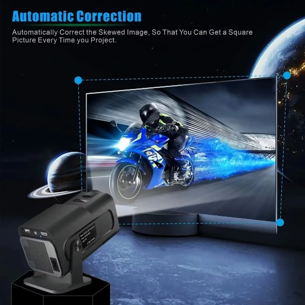 Riff HY320 Portable Smart Projector 1080p Photo 2