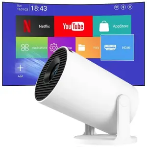 Pārnēsājams viedais projektors Riff HY300 Pro+ — 1080p, Android 11, Wi‑Fi 6, Bluetooth 5.4, automātiska keystone