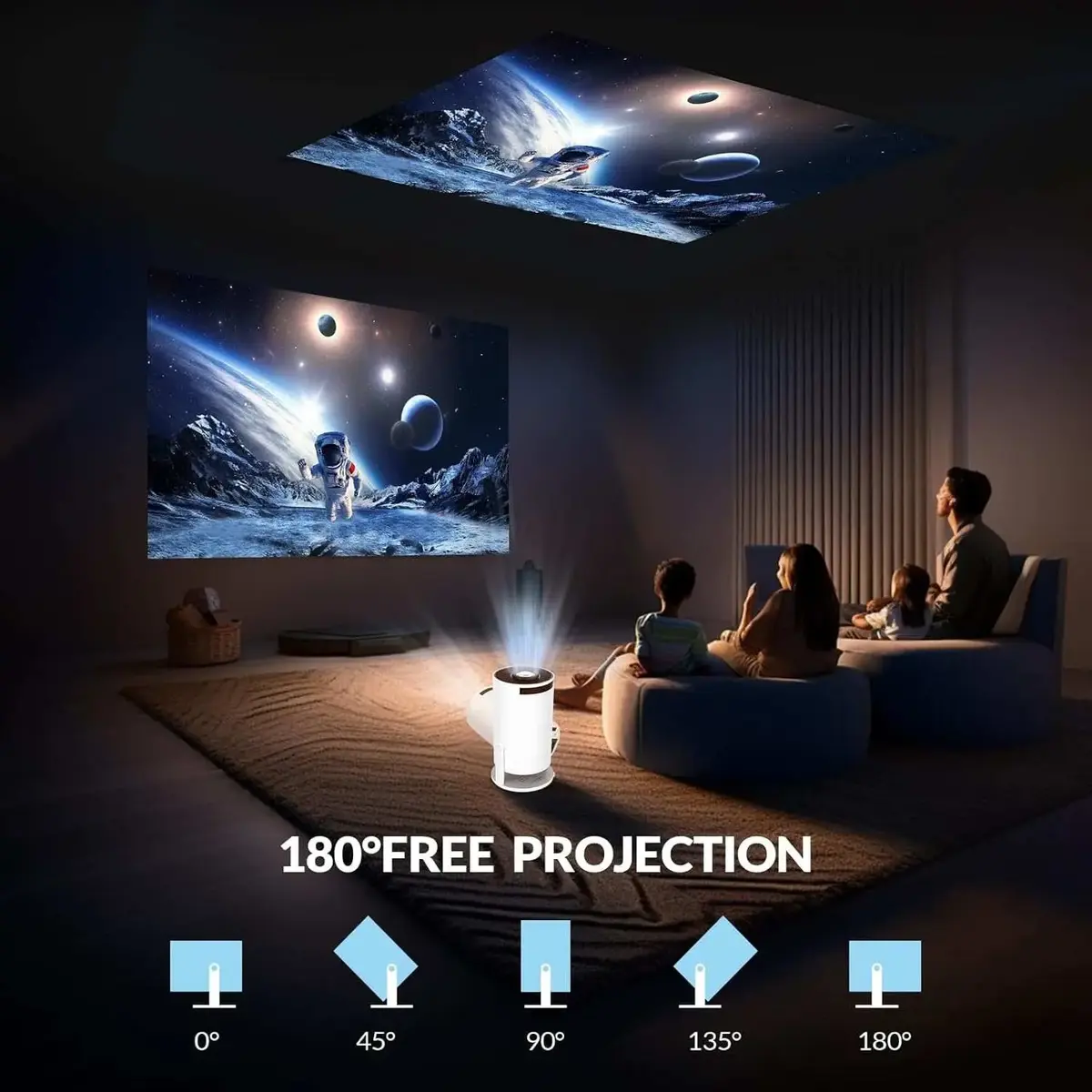 Riff HY300 Pro+ portable smart projector Photo 3