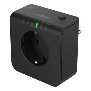 Smart plug ANSMANN AES1.4, indoor wired, 16 A / 3680 W, Black