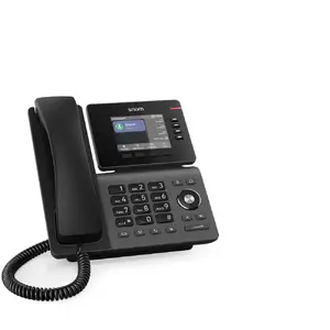 IP-телефон Snom D810W — 3,36" IPS-дисплей, гигабитный Ethernet, Wi‑Fi (802.11a/b/g/n/ac), PoE, чёрный