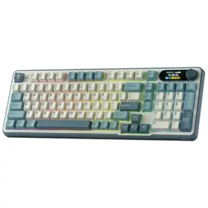 Mechanical keyboard Royal Kludge RK S98 Light Cloud — Brown switches, US layout