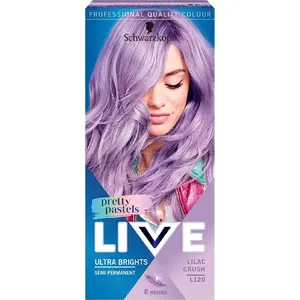 Hair color cream Schwarzkopf Live Pretty Pastels L120 Lilac Crush