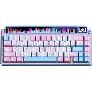 Mechanical keyboard Leobog AMG65 Blue LightFeather switch RGB, 65% layout, gasket-mounted