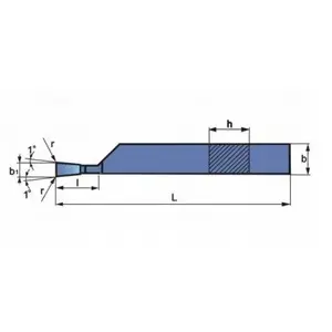 Pafana NNBE 1616 S20 NOZ TOK.ISO 6 R turning toolholder ISO6R1616P20