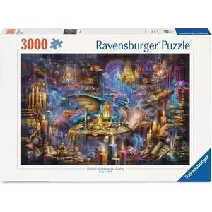 Ravensburger puzle 3000 gab. — Biblioteka smoków, 3000 gab., zīmols Ravensburger