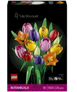LEGO buildable floral bouquet set BOTANICALS 11501 — 576 pieces, height 360 mm, age 18+
