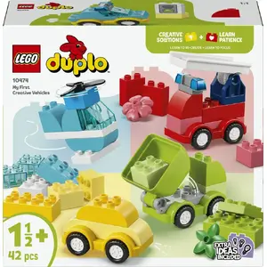 LEGO DUPLO set 10474 — creative vehicles, 42 pieces, for ages 1.5+