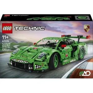 LEGO Technic Porsche 911 GT3 model 42224 — buildable vehicle, 1,313 pieces, recommended age 11+