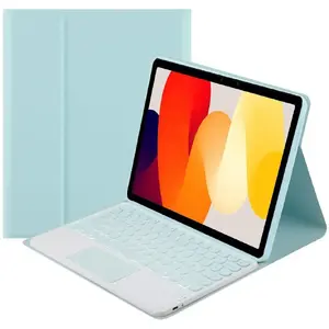 Keyboard case Strado for Redmi Pad SE, Bluetooth, detachable, blue, built-in stand