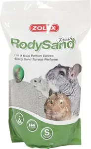 Bathing sand ZOLUX Rody Sand 2 L, pine scent — dry bath medium for small pets