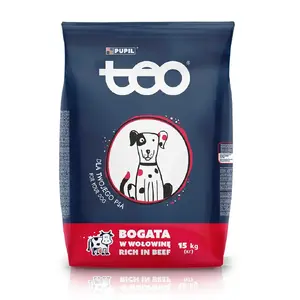 Сухой корм для собак TEO Rich in beef 15 кг — Для взрослых, 23% белка, 12% жира, 10% влаги