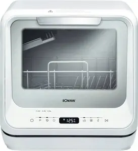 Compact countertop dishwasher Boman TSG 5704 — 2 place settings, 6 programs, 420×440×440 mm, 58 dB
