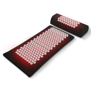 Medisana MM 100 masāžas paklājs ar akupresūras un sildīšanas funkciju, 100 W, AC, sarkani/balts