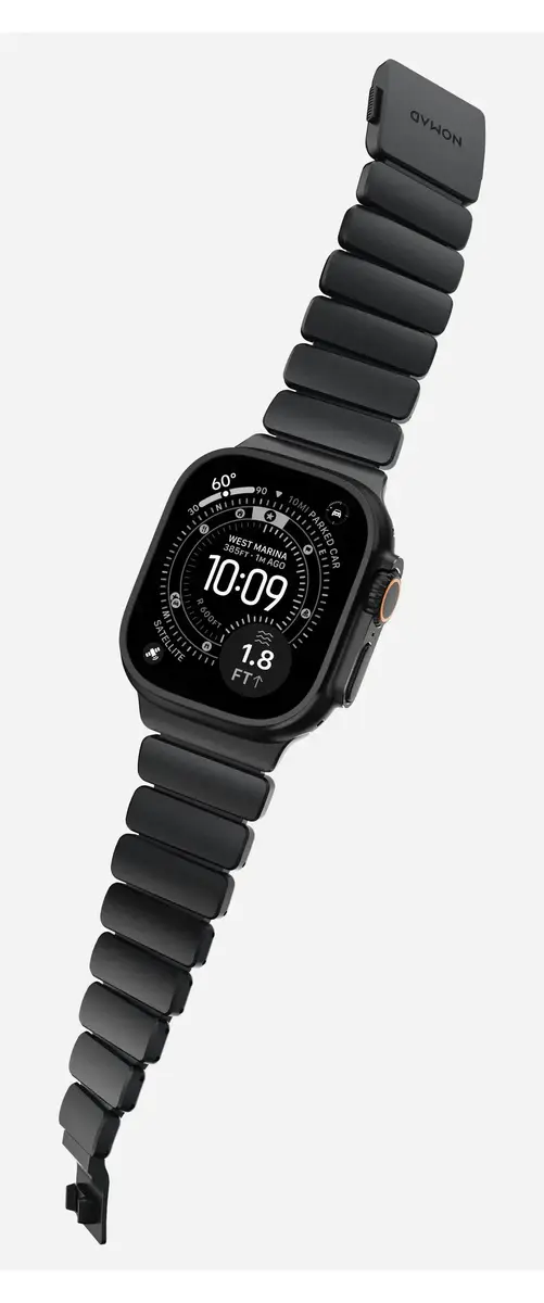 Nomad Goods Stratos — чёрный титановый ремешок Photo 2