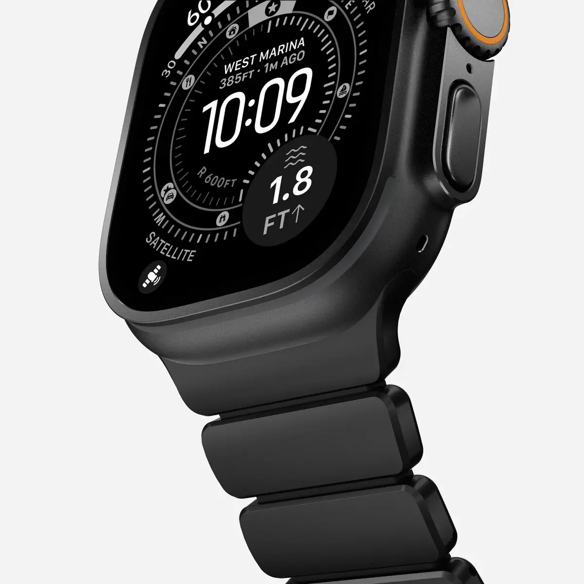 Nomad Goods Stratos — чёрный титановый ремешок Photo 9