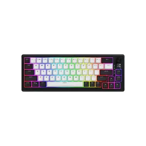 Mechanical 65% wireless gaming keyboard HATOR Skyfall 65 MAG ULTIMA 8K — USB, RF, Bluetooth, magnetic-mechanical switches, RGB