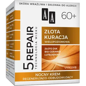 Night repair cream AA 5Repair 60+ Gold Treatment regenerating-rebuilding 50 ml