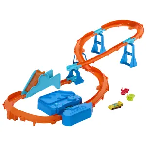Vehicle & track set MATTEL Hot Wheels Track Creator Boosted Jump Speedway Kit for ages 5+, plastic multicolour