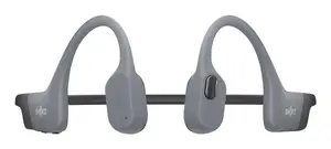 Bezvadu atvērtās auss sporta austiņas Shokz OpenSwim Pro — Bluetooth, 20–20000 Hz, darbības rādiuss 10 m, 27,5 g, pelēkas