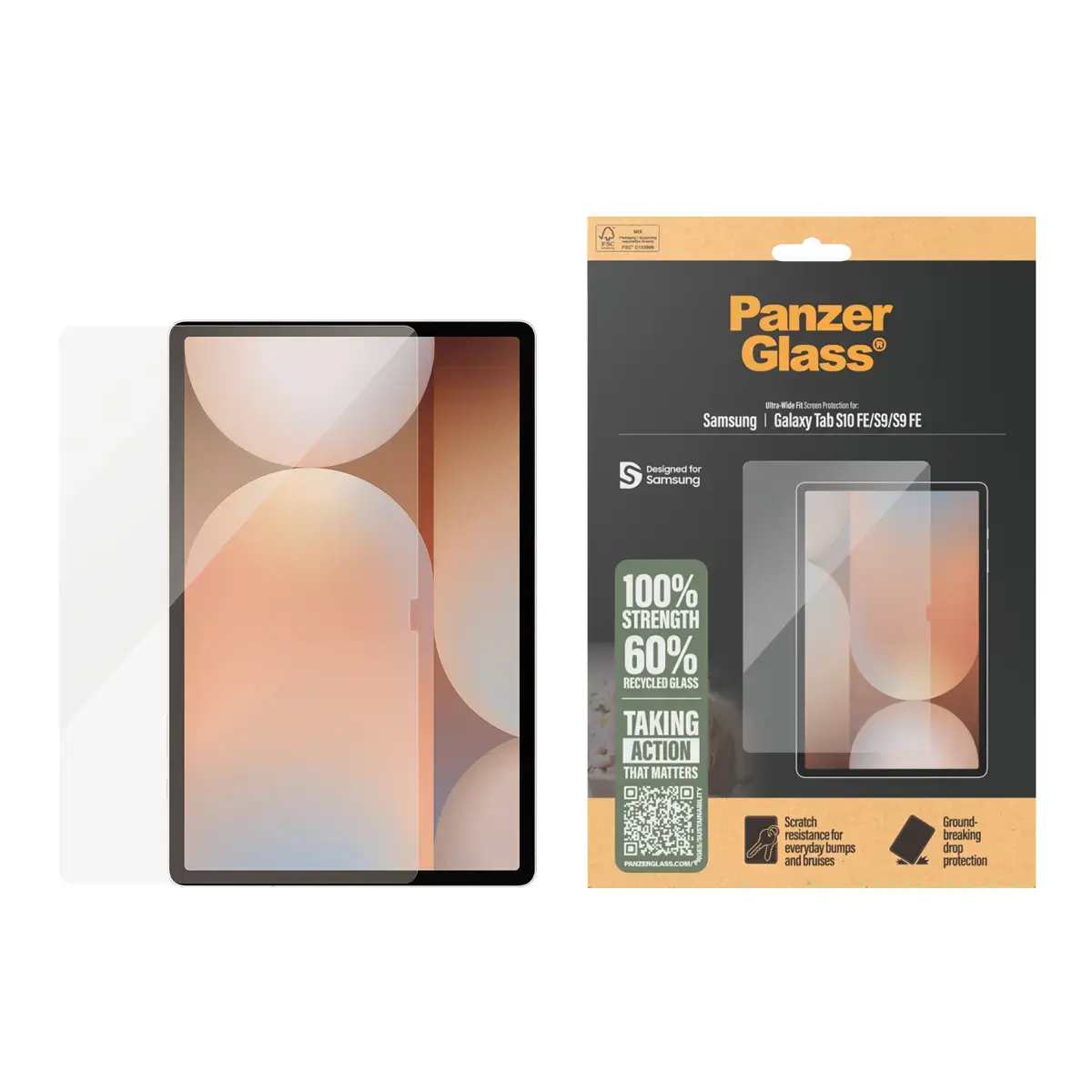 PanzerGlass ekrāna aizsargs — Samsung Galaxy Tab S9 / S9 FE / S10 FE Photo 2