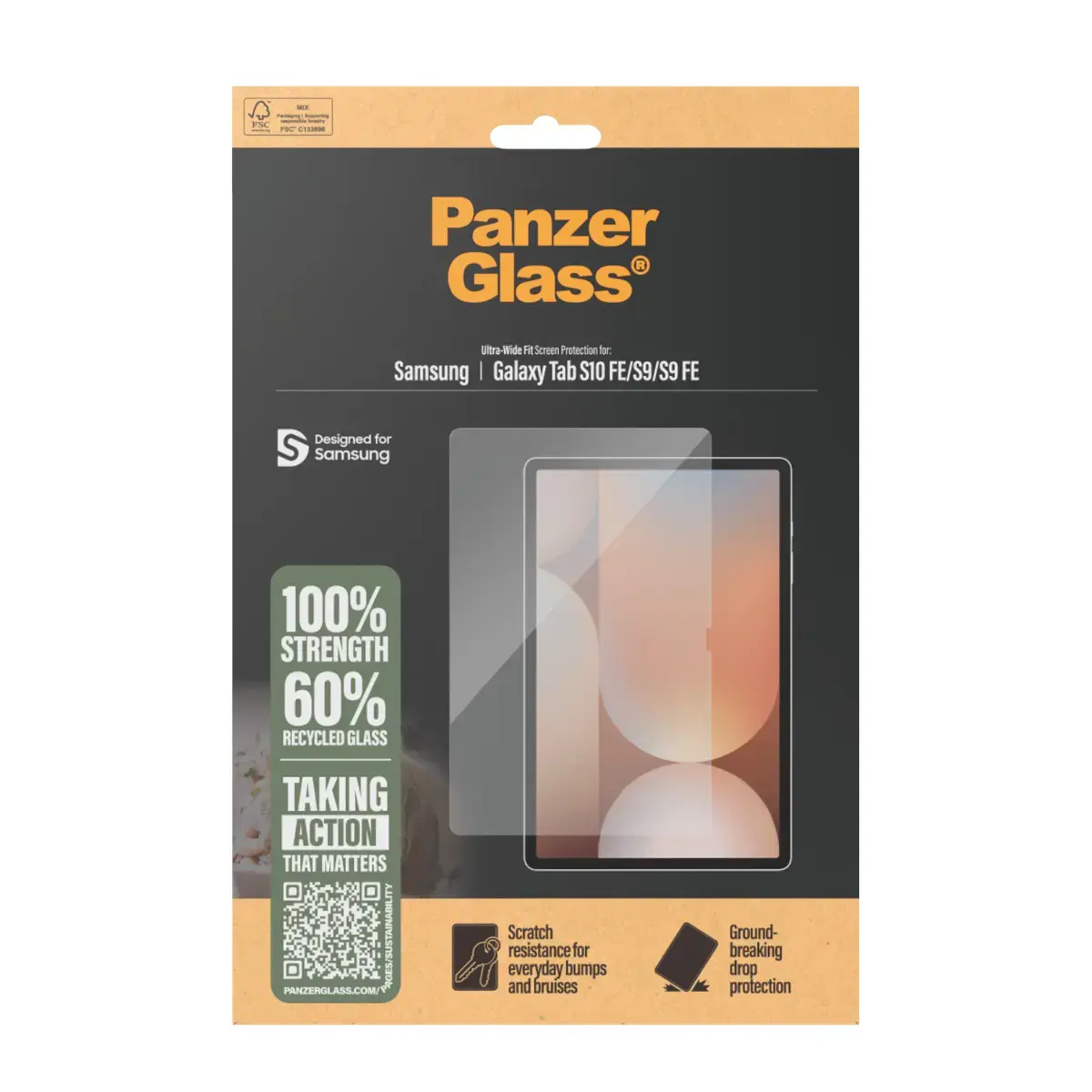 PanzerGlass ekrāna aizsargs — Samsung Galaxy Tab S9 / S9 FE / S10 FE Photo 3