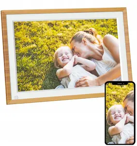 Цифровая фоторамка AgfaPhoto APF1000 10" LCD HD Wi‑Fi Автоповорот Датчик движения Память 32 ГБ Коричневая