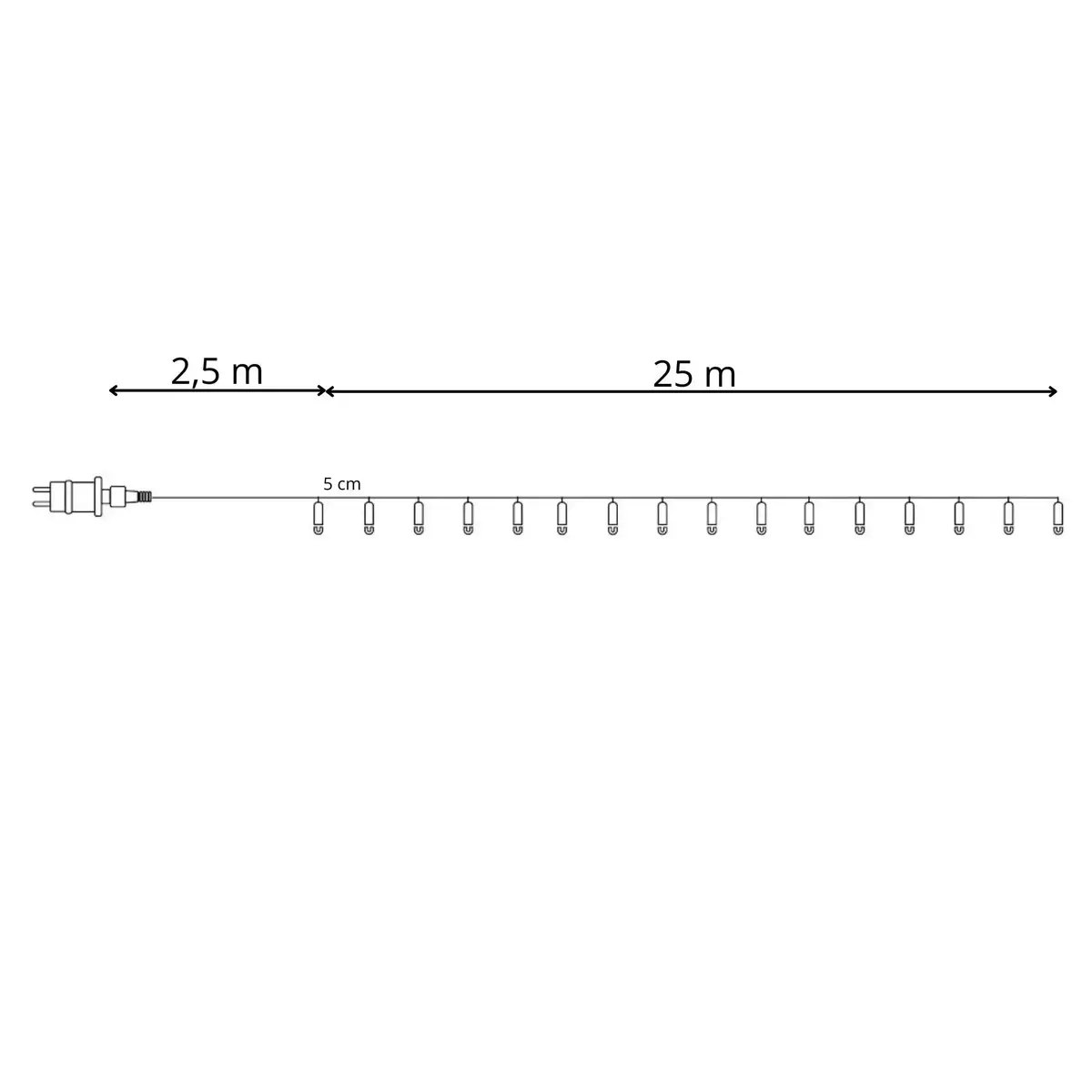 Светодиодная гирлянда Springos CL0541 Photo 5