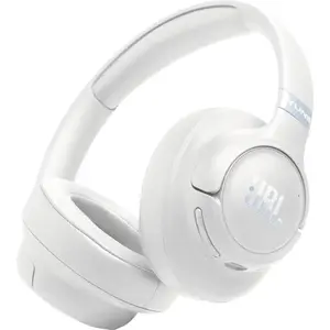 Austiņas JBL Tune 780 NC — bezvadu Bluetooth, supraaurālas, ar galvas stīpu, baltas