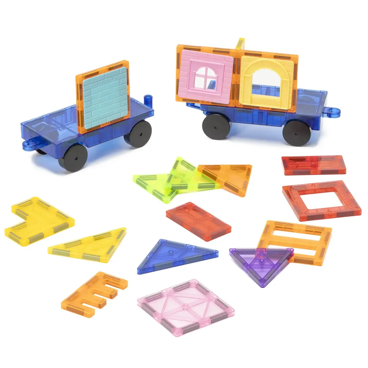 Magnetic Building Set Springos KG0048 — 100 pcs Photo 4