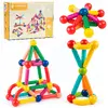 Magnetic Building Set Springos KG0050 — 128 pcs Photo 3