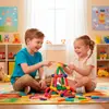 Magnetic Building Set Springos KG0051 Photo 5