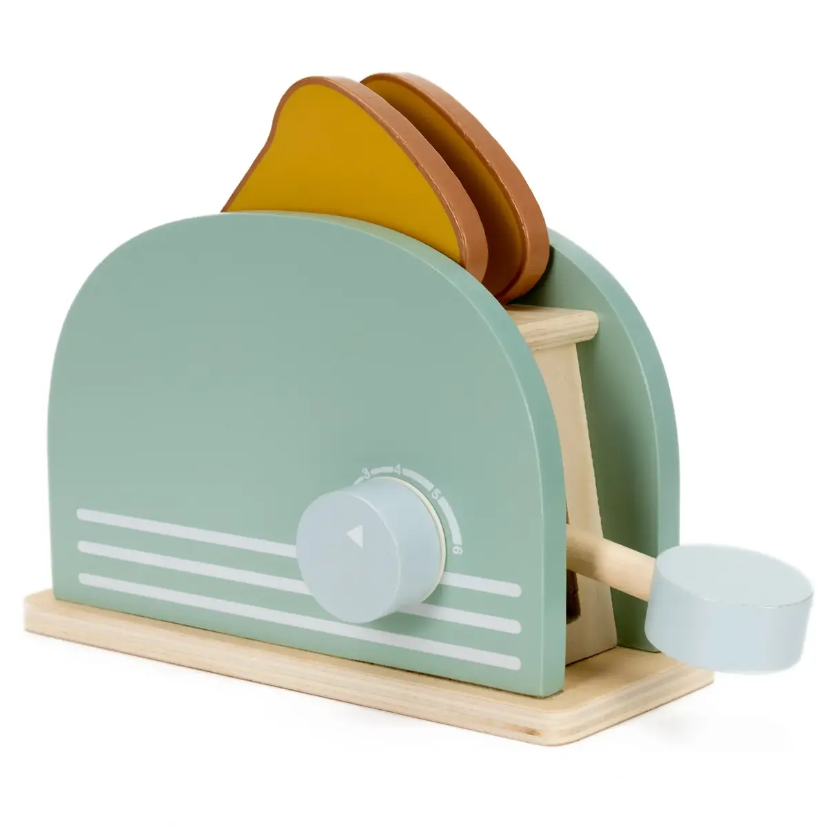 Children's Wooden Toy Toaster Springos KG0054 Photo 6