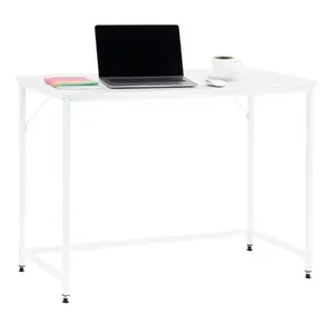 Galds Springos HF0042 100×50×76 cm — taisnstūra darba galds ar laminētu virsmu un metāla rāmi